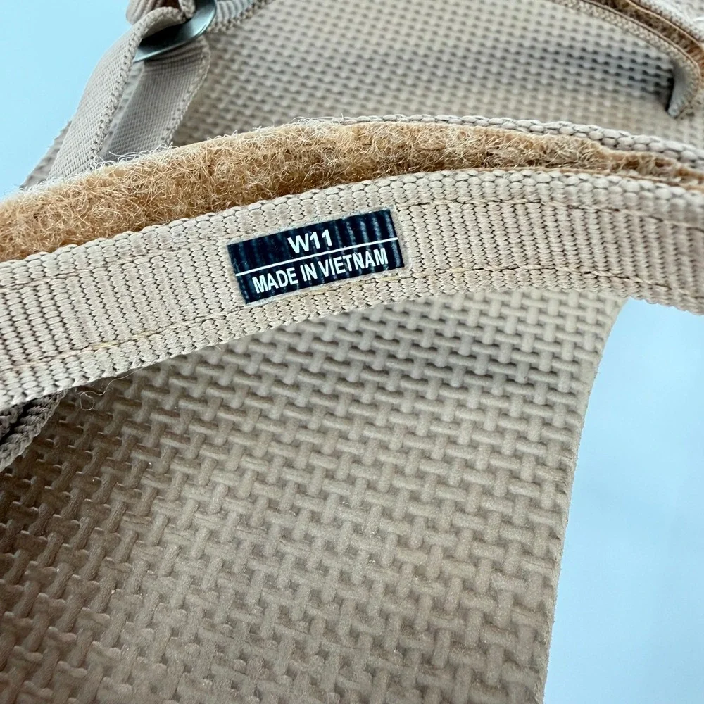 Teva Original Universal Sandals Sesame Tan Strappy Outdoor W11
